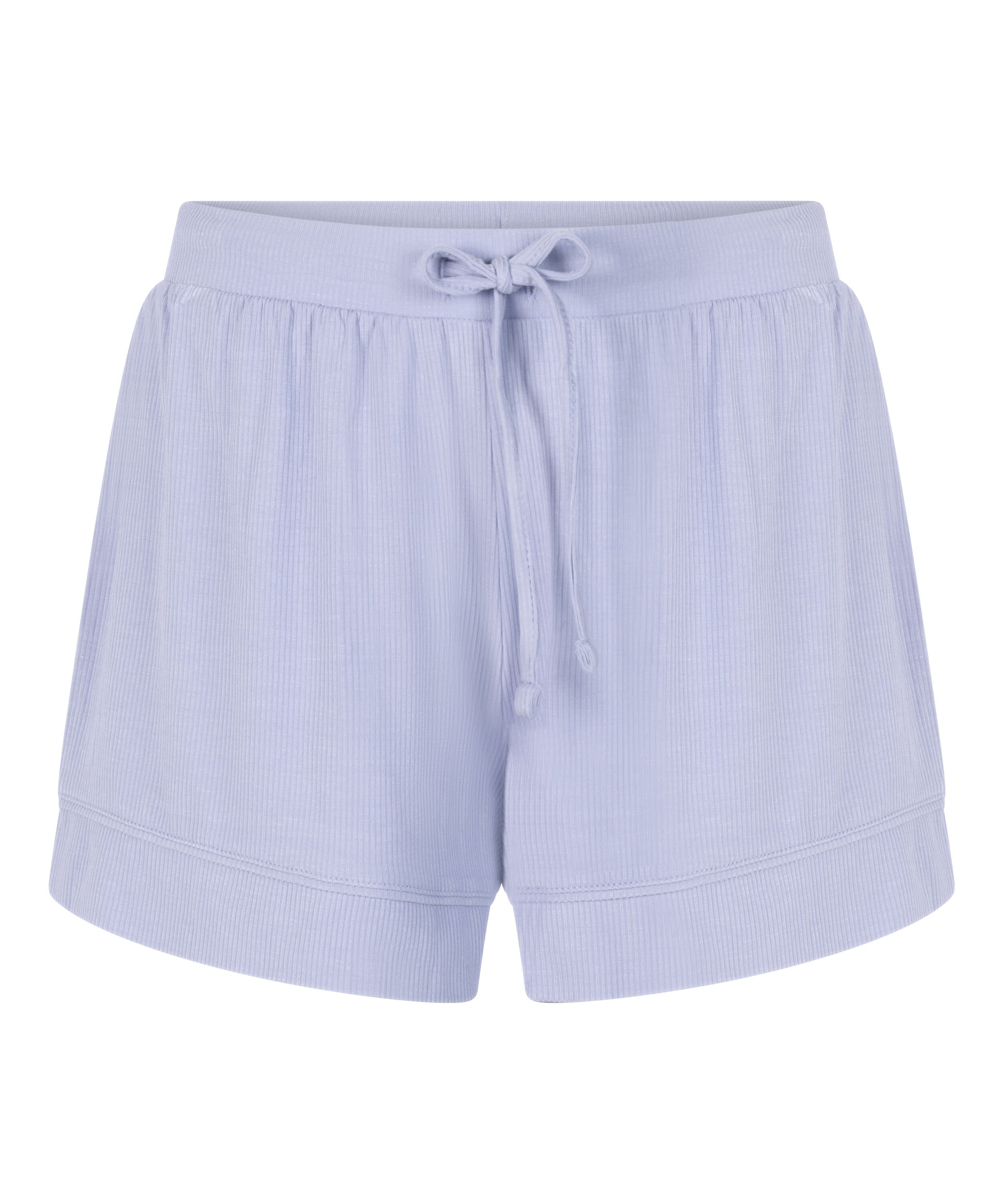 Short Jersey Rib Essential, Blauw