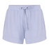 Short Jersey Rib Essential, Blauw