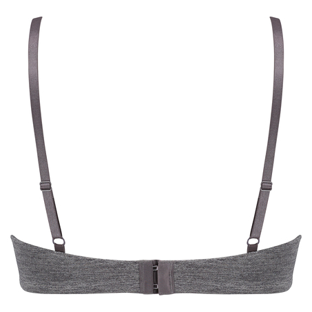Soutien-gorge sans armatures pr&eacute;form&eacute; Rebecca, Gris