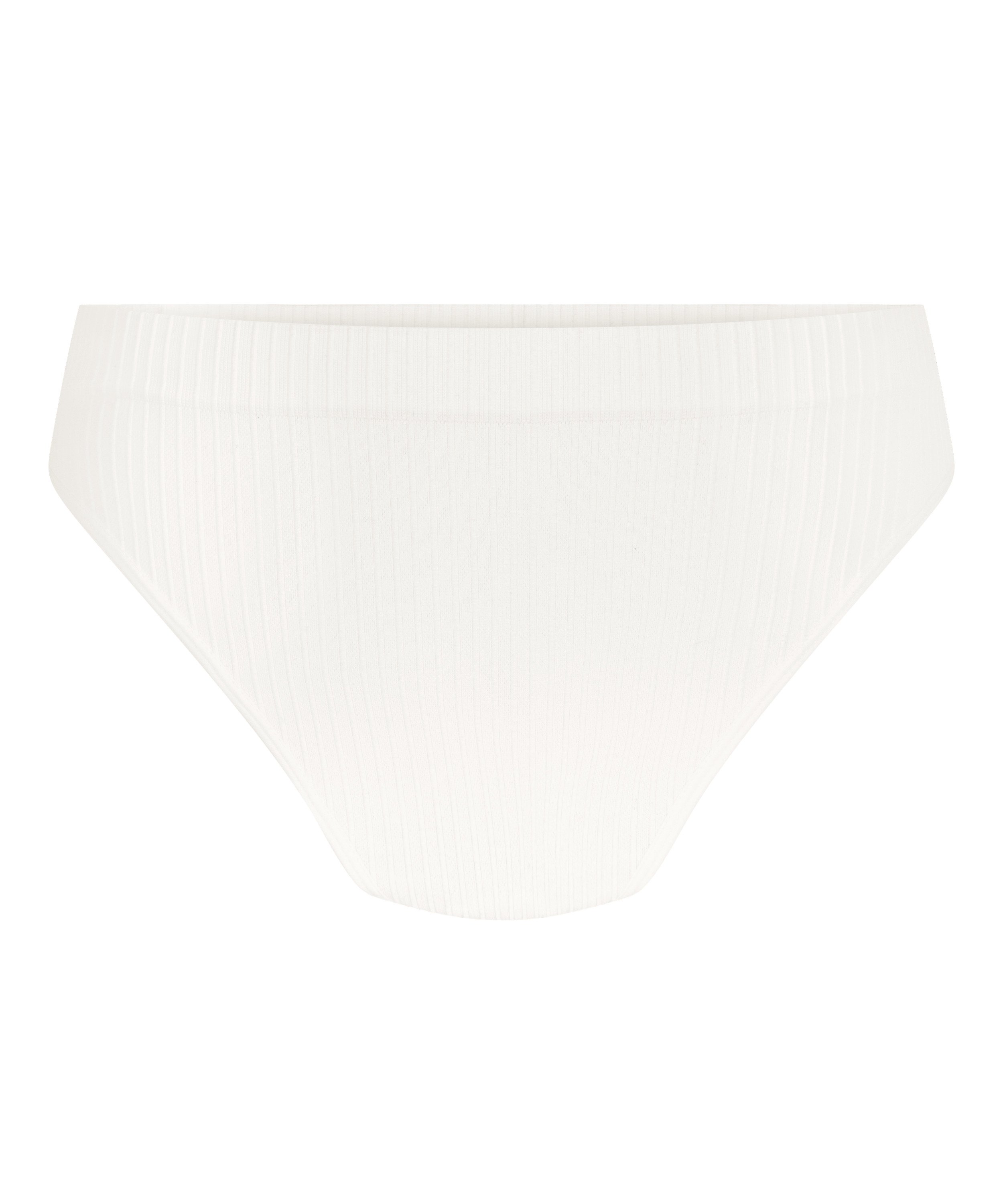 Slip brésilien Dianne, Blanc, main