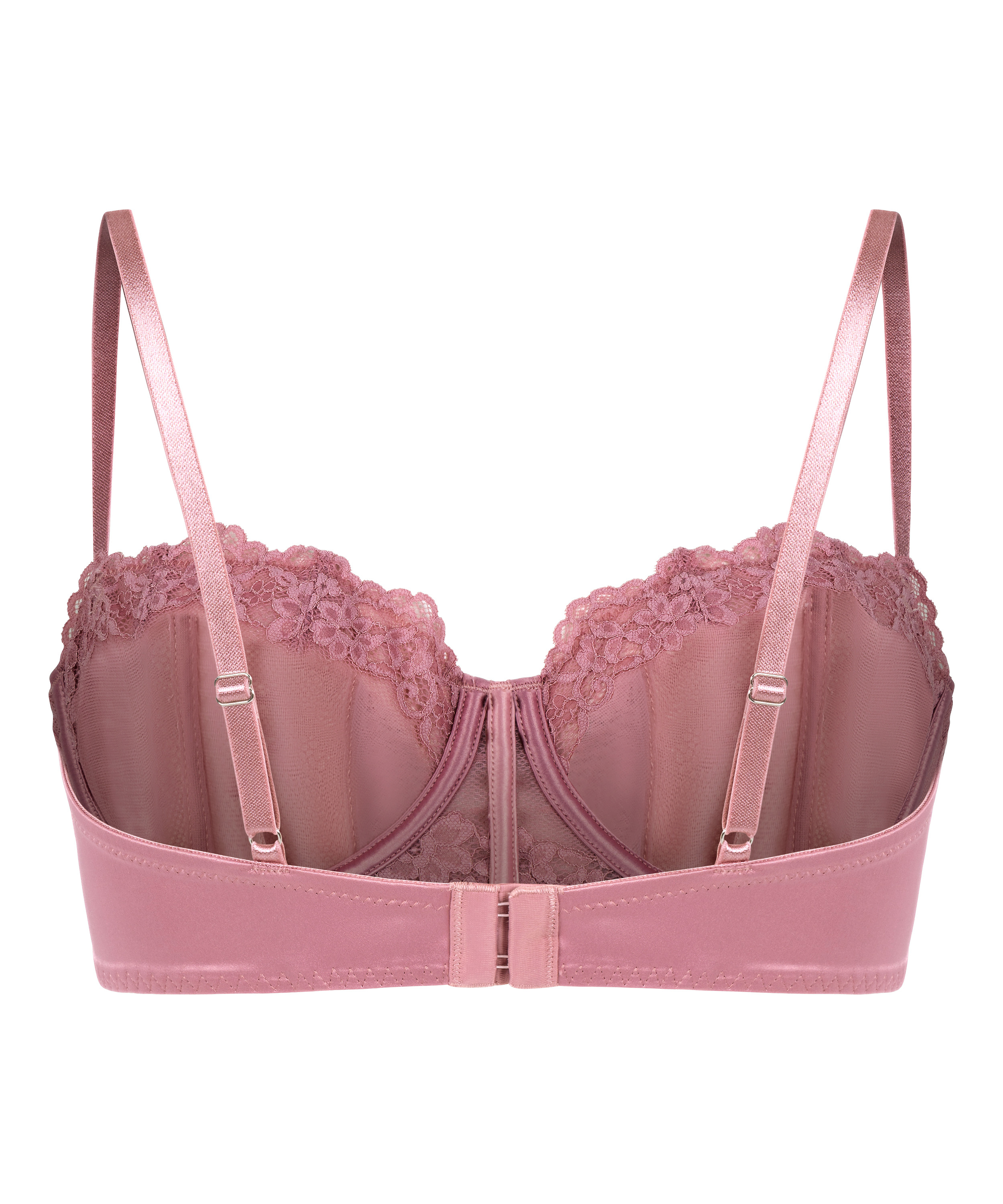 Voorgevormde longline beugel bh Laila, Roze, main