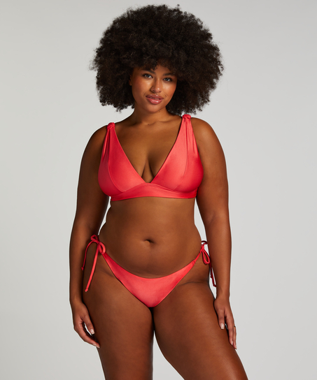 Triangel bikinitop Luxe, Rood