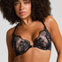 Soutien-gorge &agrave; armatures rembourr&eacute; Cynthia, Noir