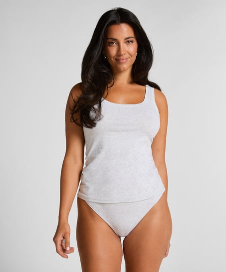 Débardeur en coton doux, Gris