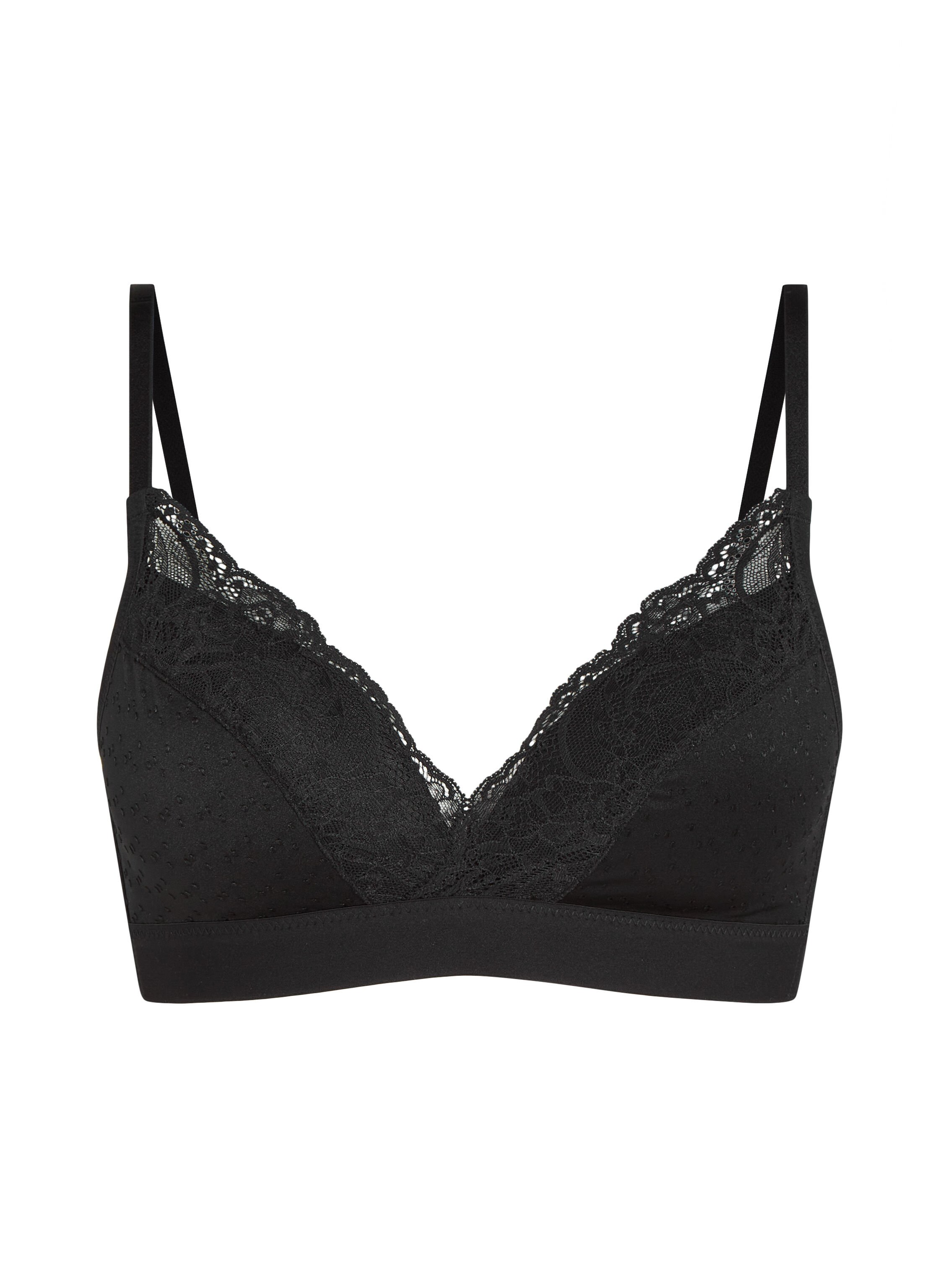 Soutien-gorge pr&eacute;form&eacute; sans armatures Sophie, Noir