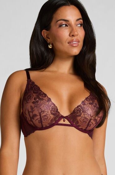 Hunkemöller Niet-voorgevormde Beugel Bh Hollie Paars