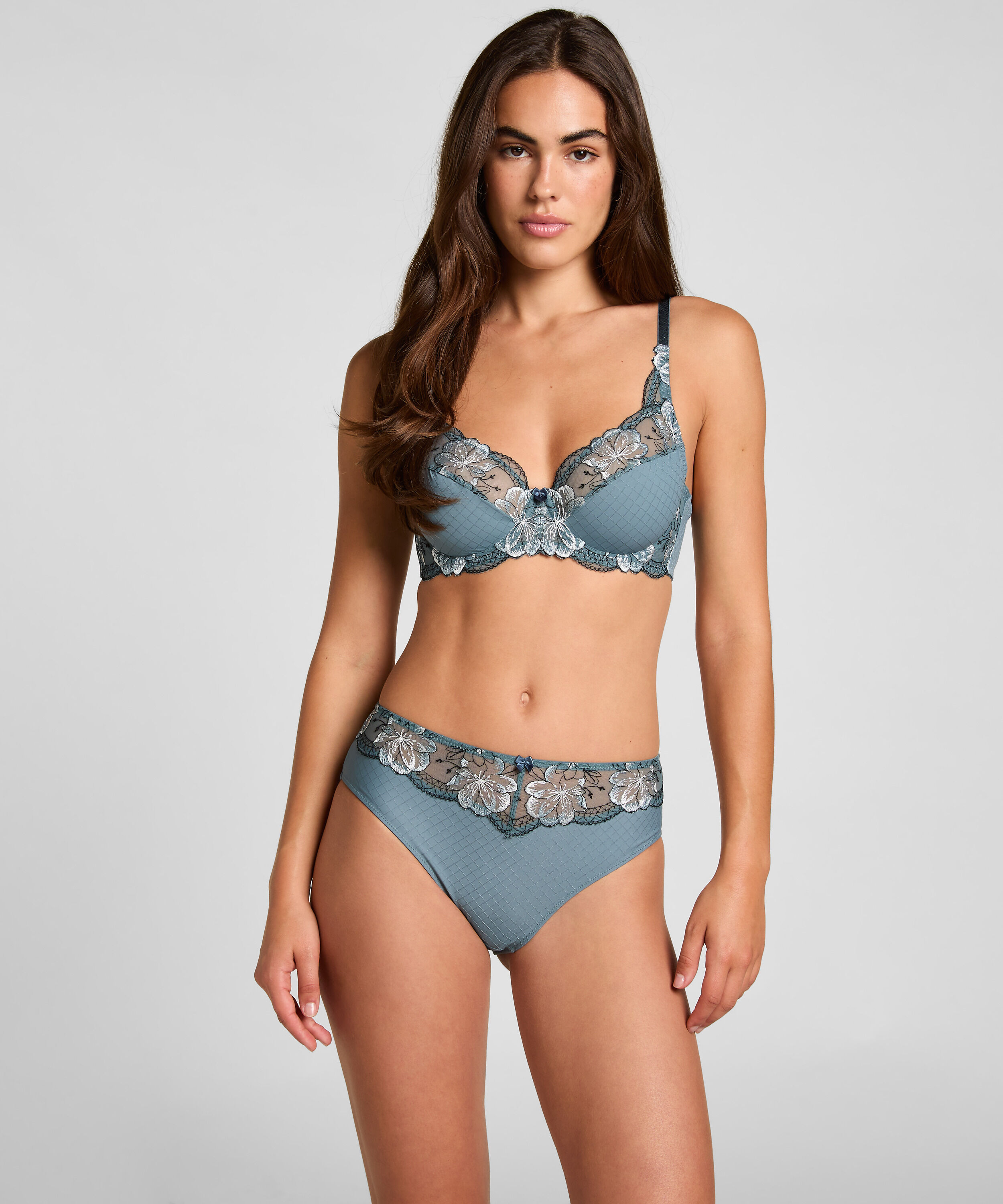 Brésilien taille haute Helena, Bleu Brésilien taille haute Helena, Bleu