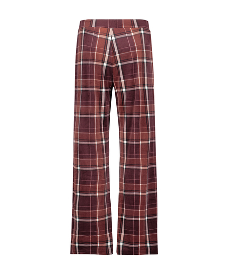 Tall Pantalon de pyjama Velours, Rouge
