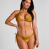 Bas de bikini Boho Cheeky, Jaune