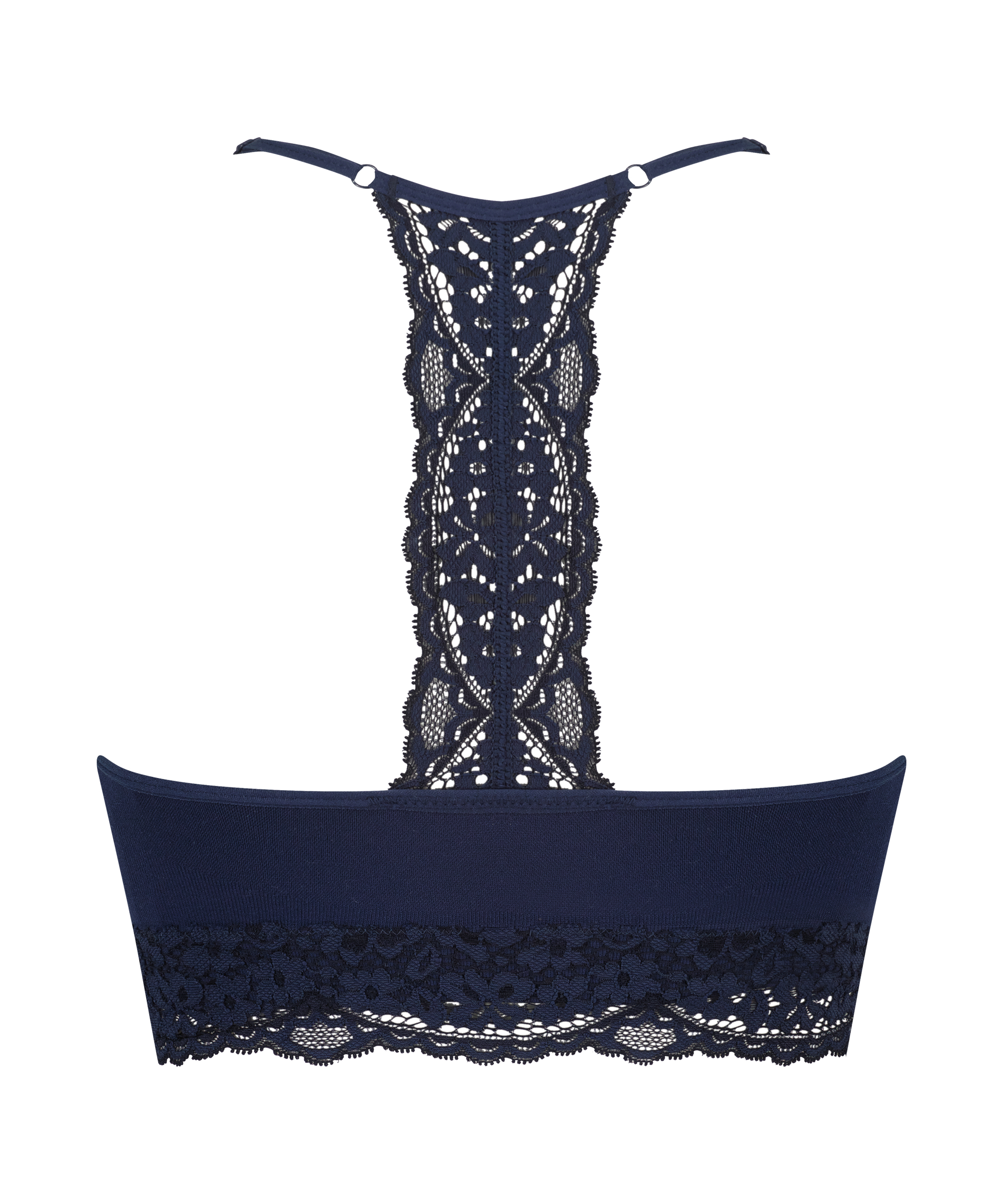 Seamless bralette Marine, Blauw, main