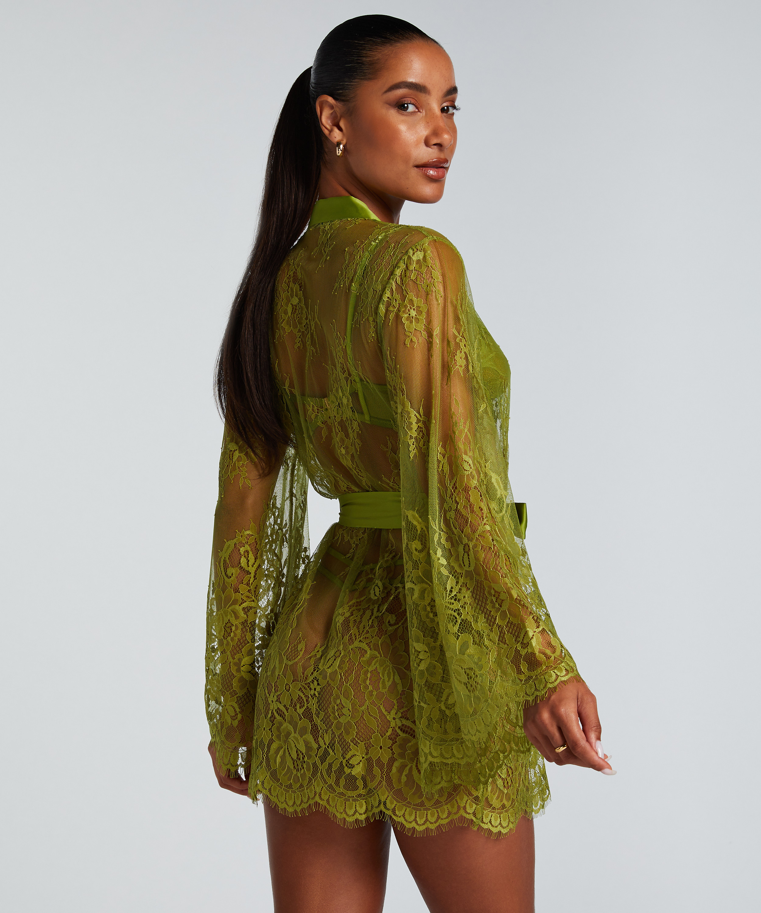 Kimono Lace Isabelle, Groen, main