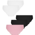 Lot de 5 slip brésilien invisible Lace Back, Rose
