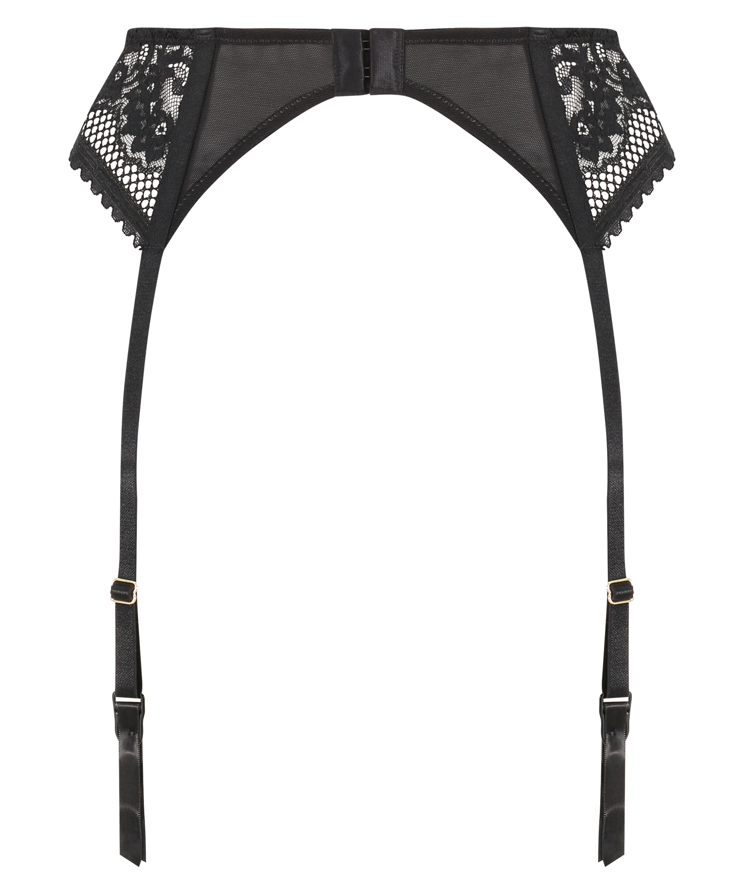 Porte-jarretelles Malika, Noir, main