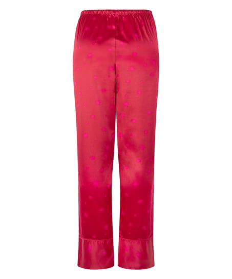 Pantalon Satin, Rouge