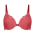 Soutien-gorge &agrave; armatures pr&eacute;form&eacute; push-up Marine, Rouge