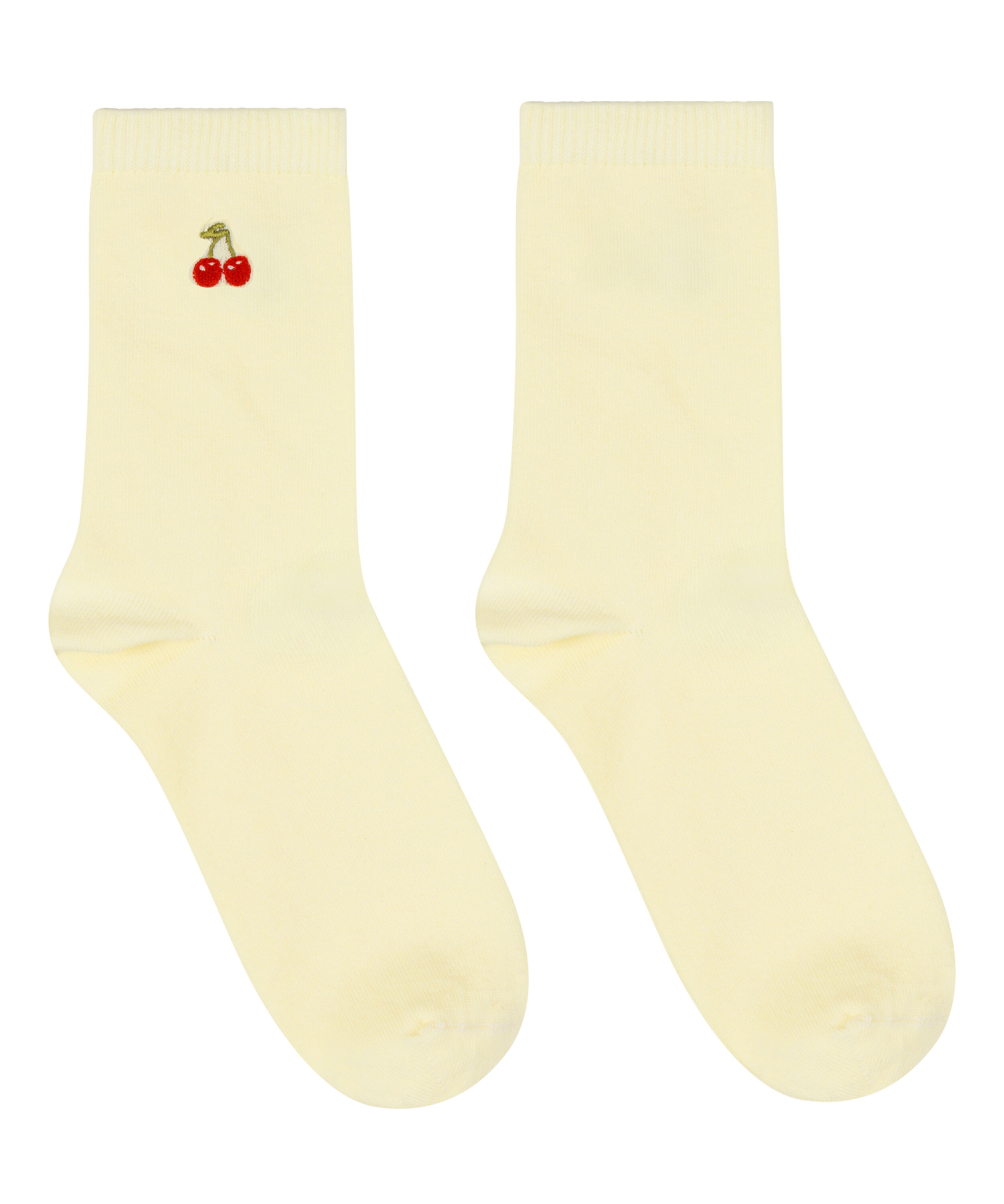 Chaussettes courtes en modal, Jaune