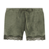Short velours dentelle, Vert