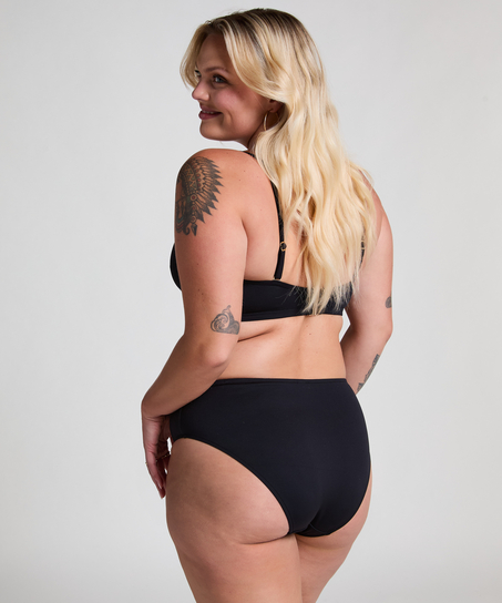 Bas de bikini en néoprène Rio, Noir