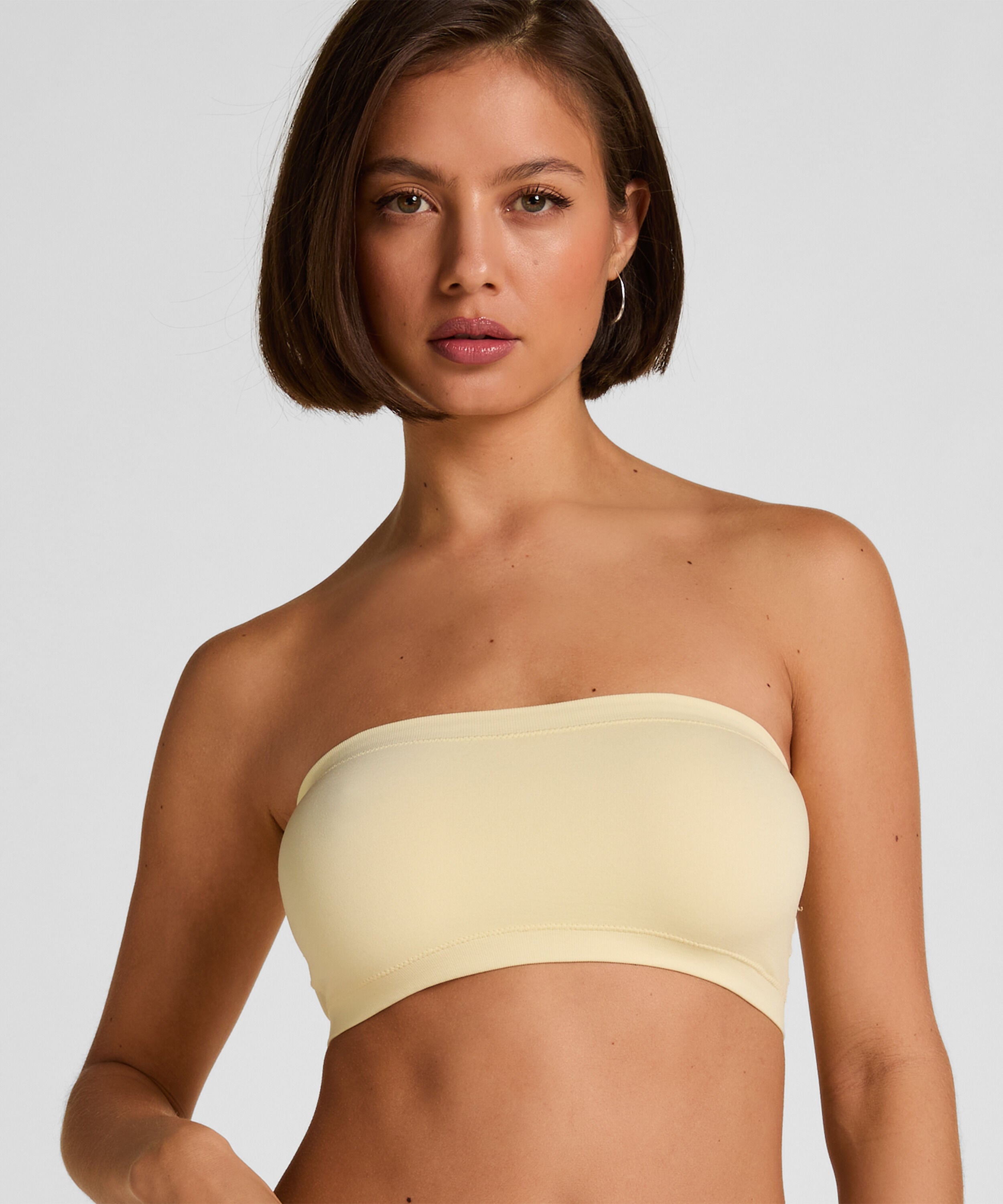 Brassière bandeau Dide, Jaune