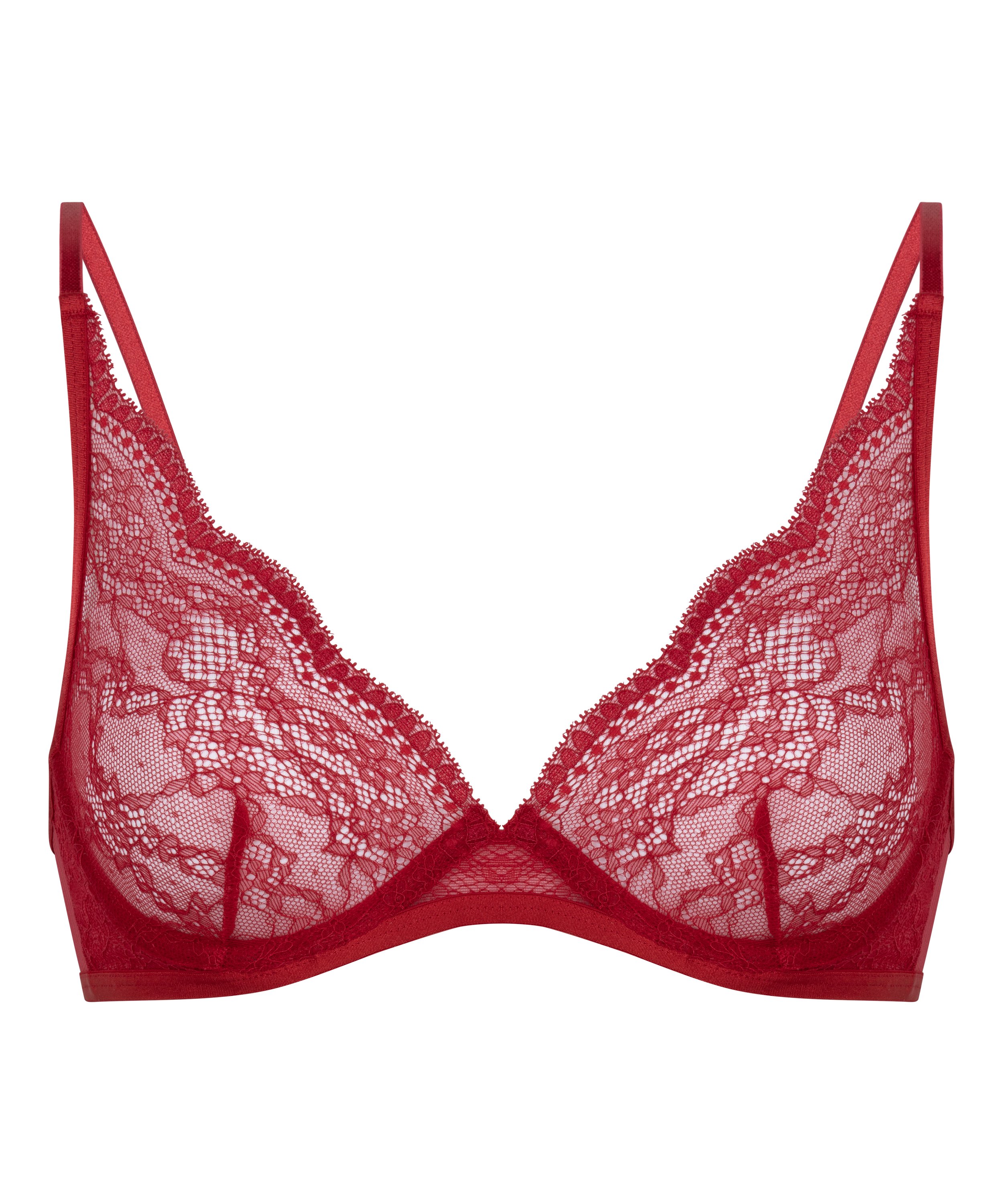 Soutien-gorge à armatures non-préformé Isabelle, Rouge, main