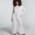 Pyjamabroek Pointelle, Beige