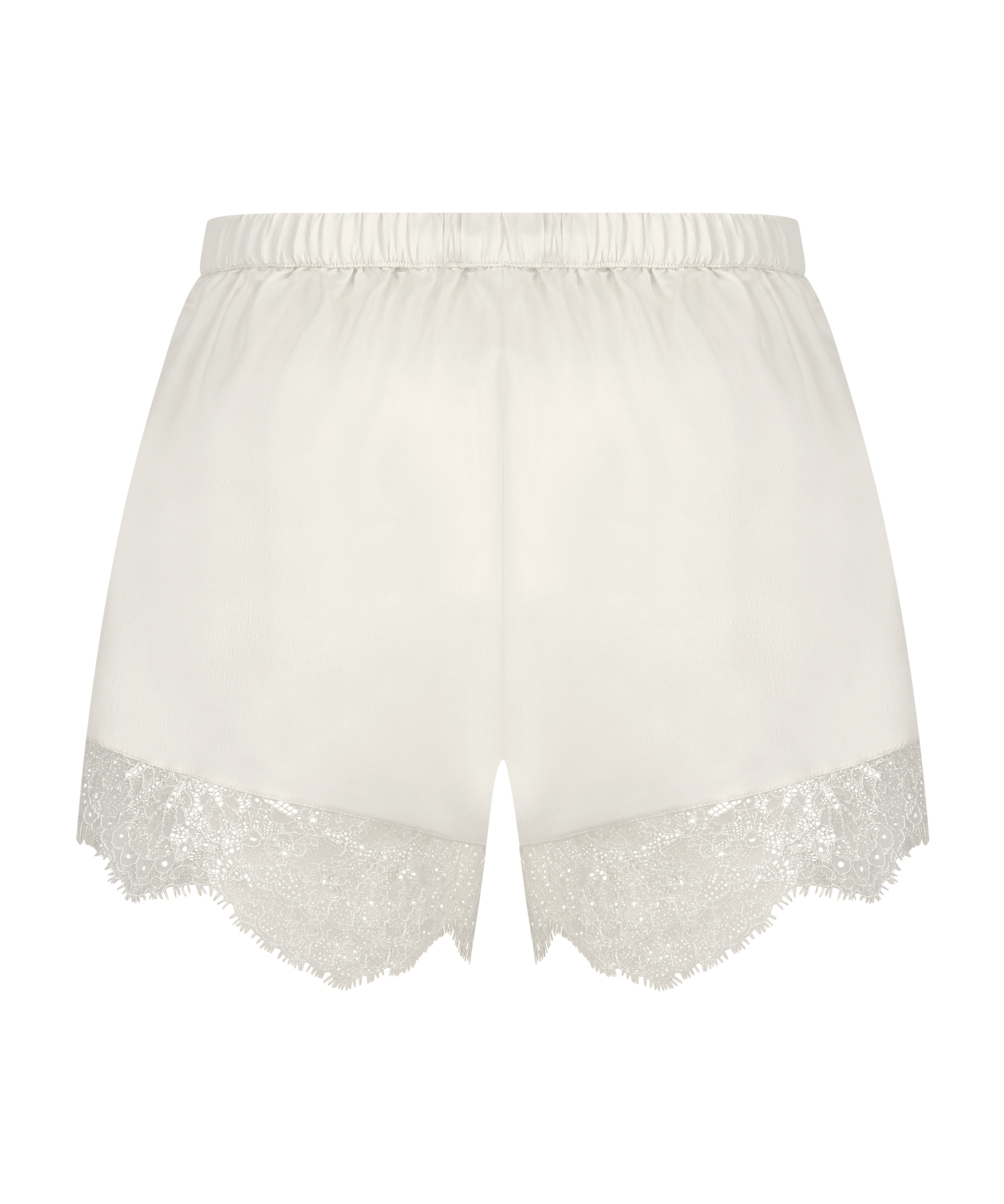 Short Satin Camille, Wit, main
