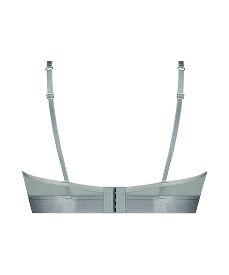 Niet-voorgevormde longline beugel bh Luna, Blauw