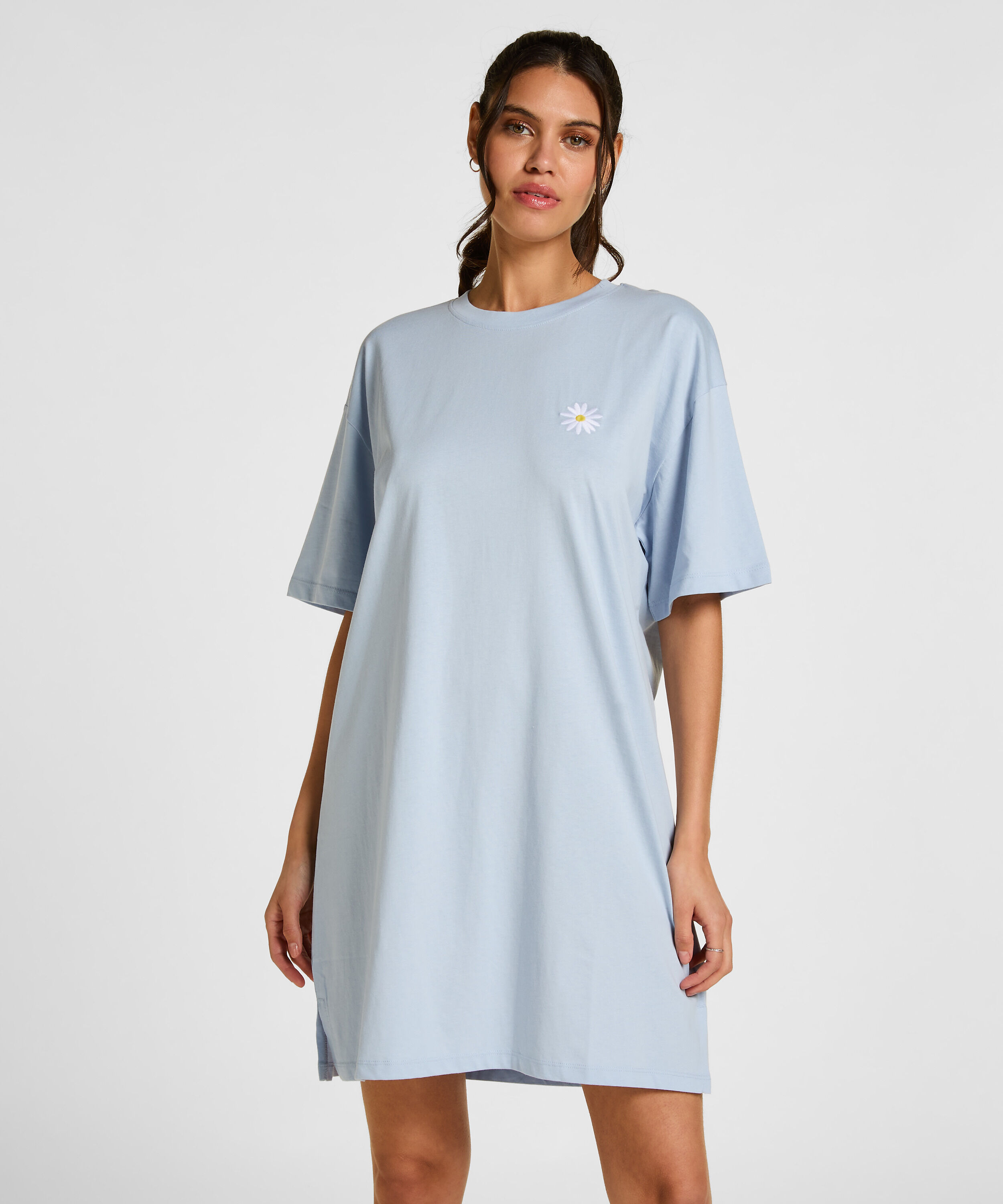 Nachthemd, Blauw Nachthemd, Blauw