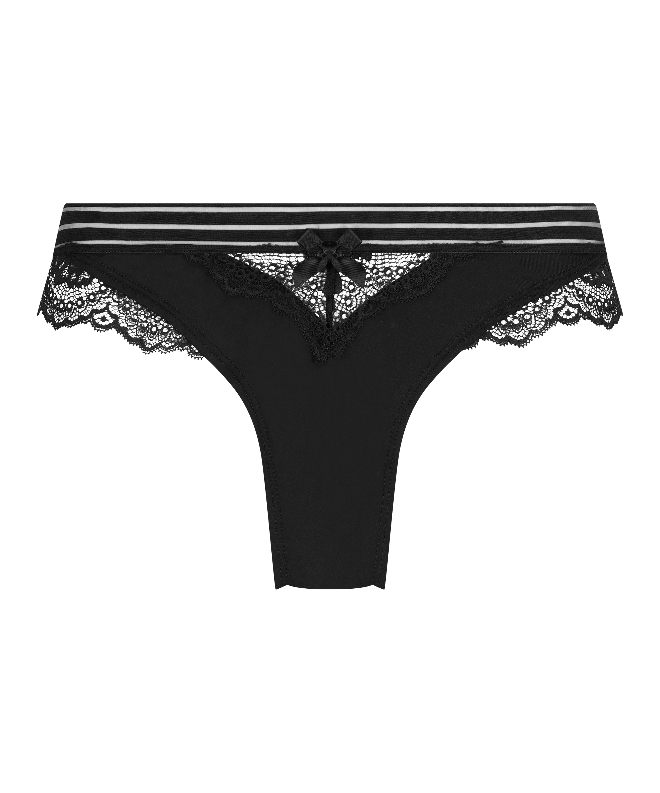 Hoog uitgesneden brazilian Sully, Zwart, main