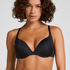 Soutien-gorge &agrave; armatures pr&eacute;form&eacute; push-up Smooth, Noir