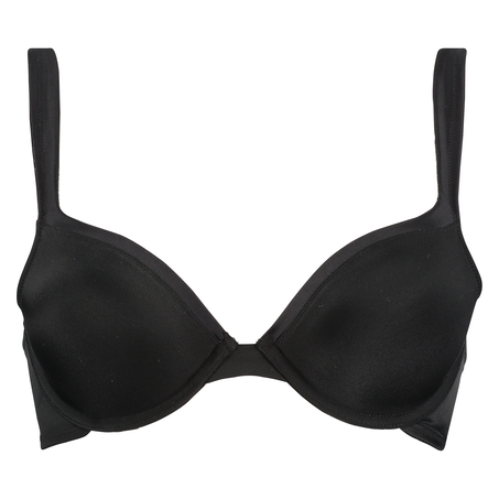 Voorgevormde beugel bh Satin lace, Zwart