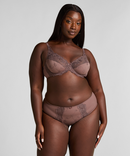 Soutien-gorge à armatures non-préformé Diva, Brun