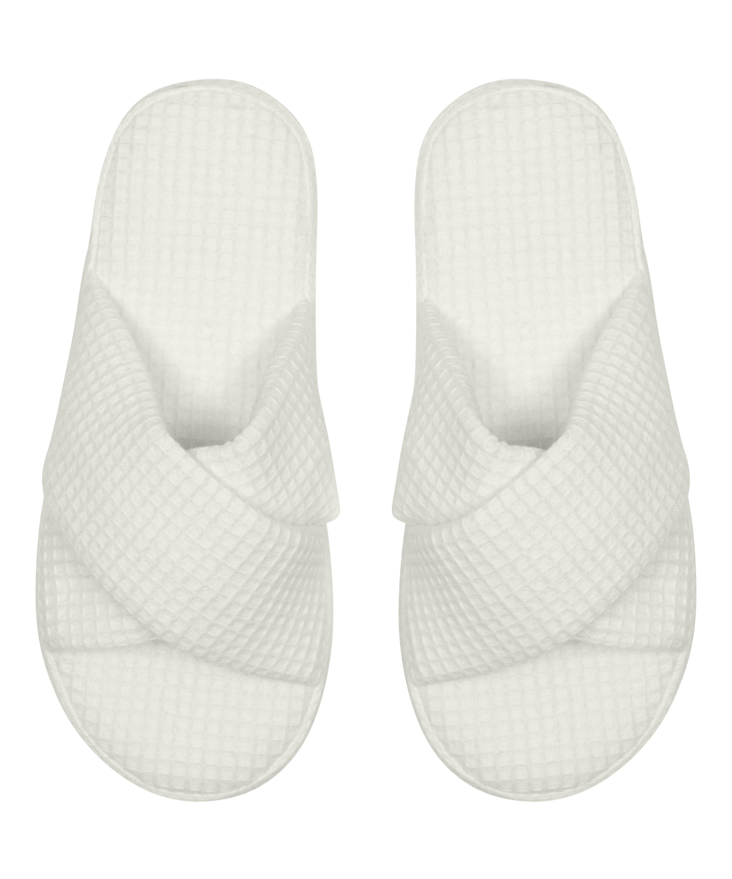 Chaussons Gaufre, Blanc, main