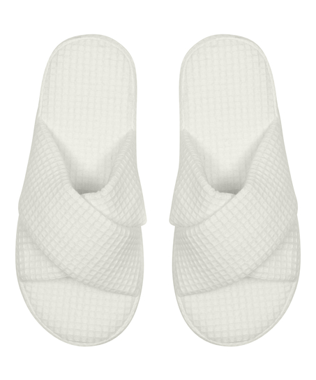 Chaussons Gaufre, Blanc