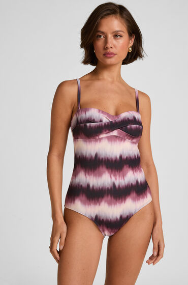 Hunkemöller Badpak Mauritius Paars