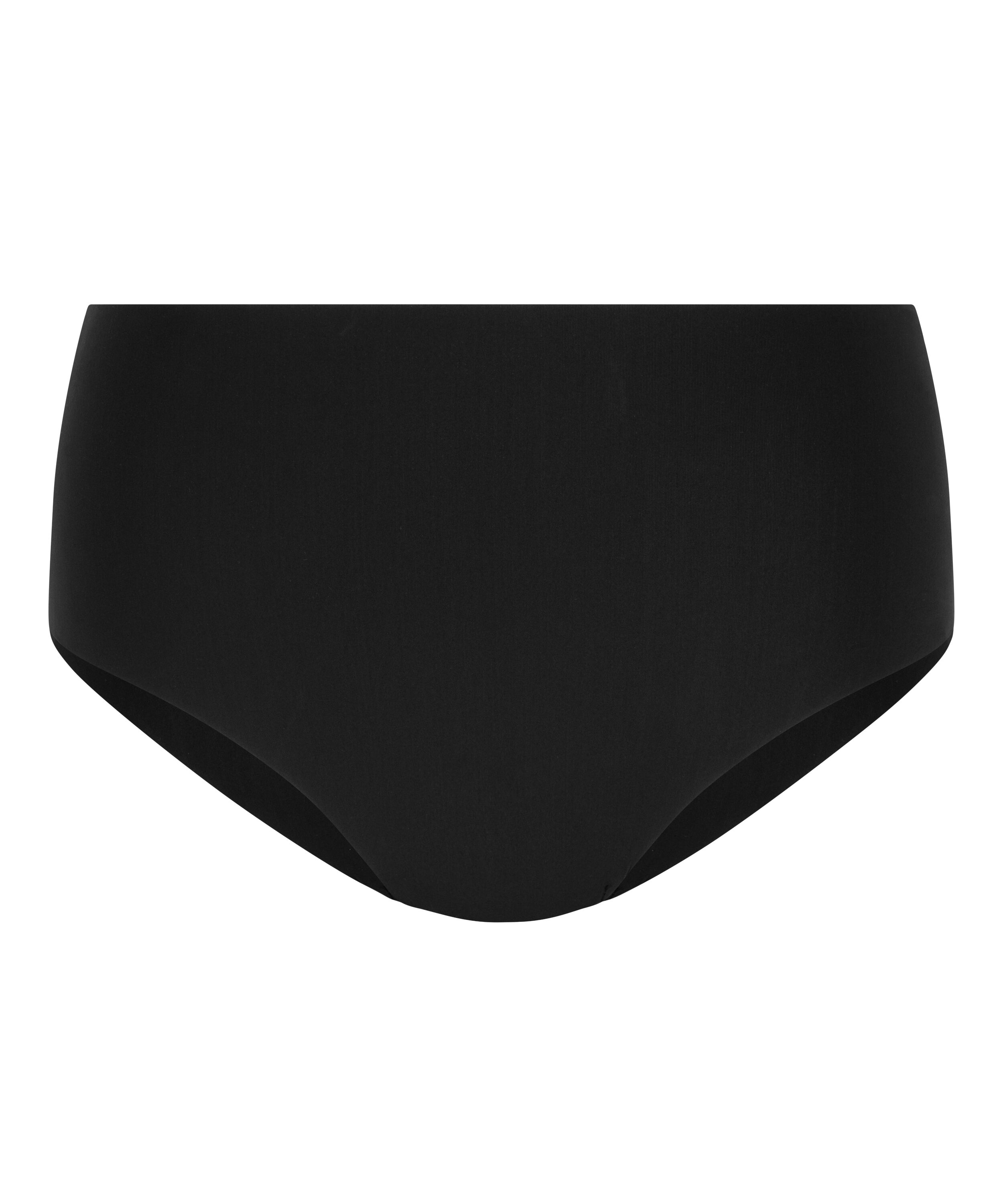 Invisible high waist brazilian, Zwart