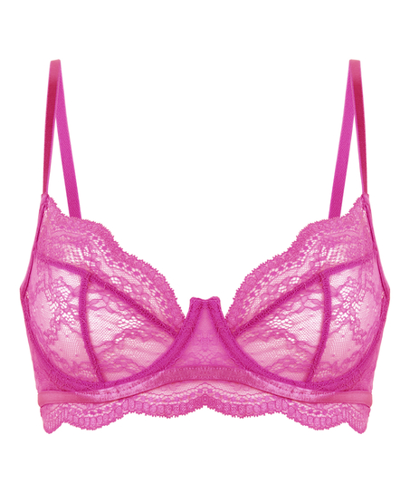 Soutien-gorge non-rembourré à armatures Isabelle, Pourpre