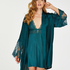 Kimono Satin, Blauw