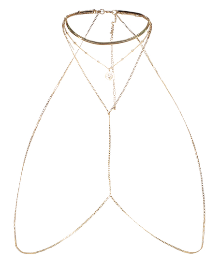 Cha&icirc;ne fa&ccedil;on harnais, Jaune