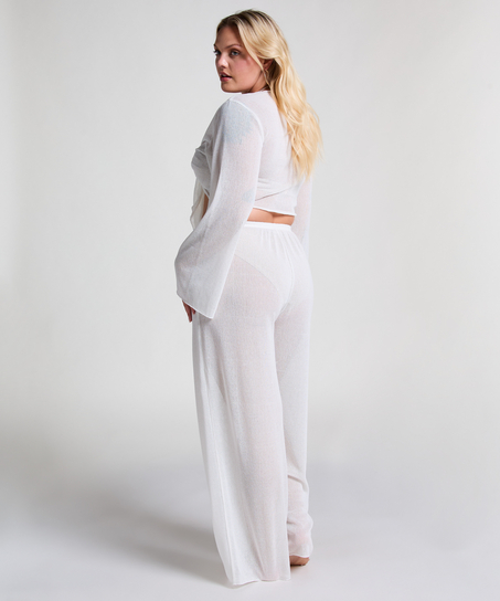 Gebreide Strandbroek, Wit