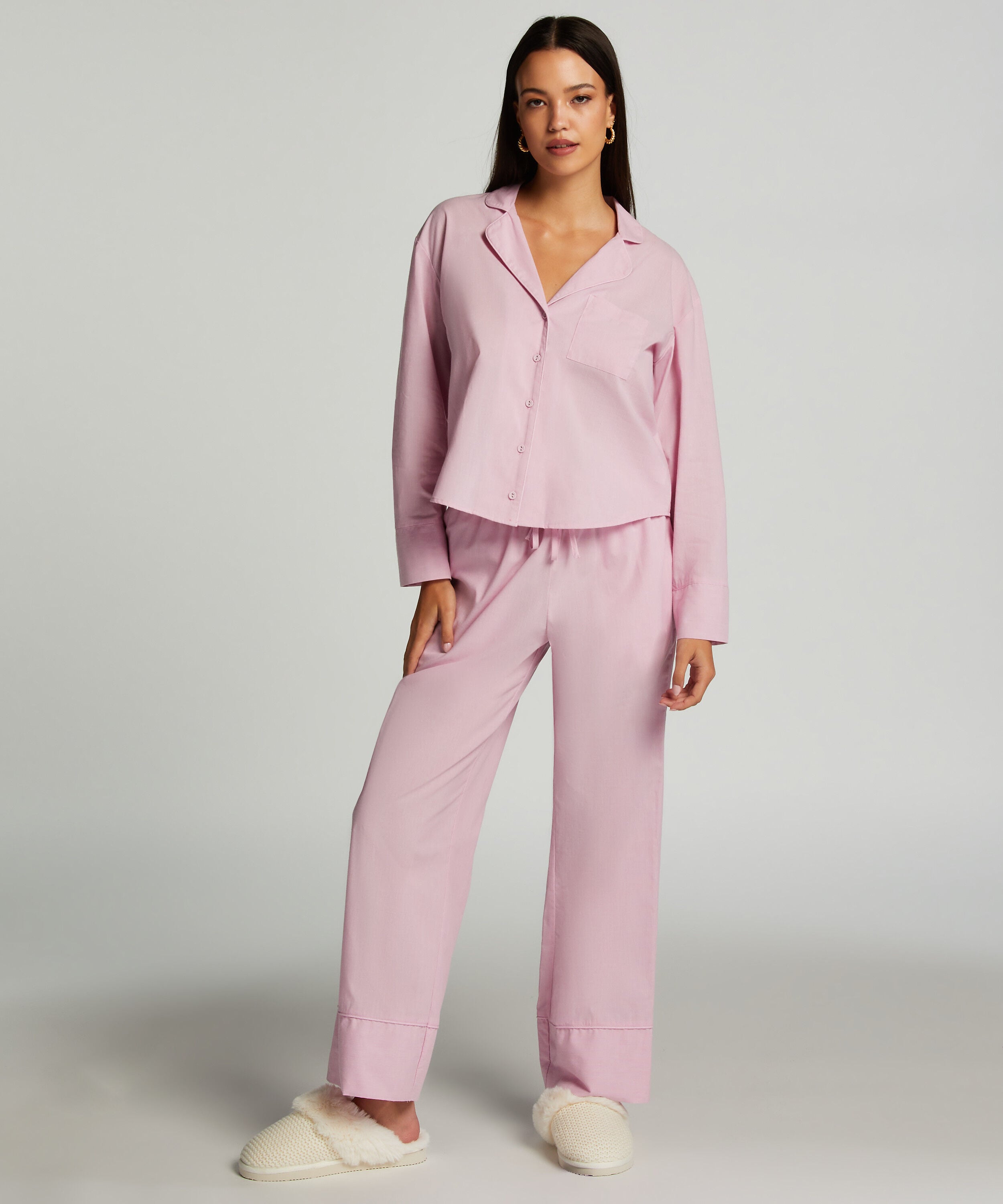 Pyjamabroek Katoen, Roze