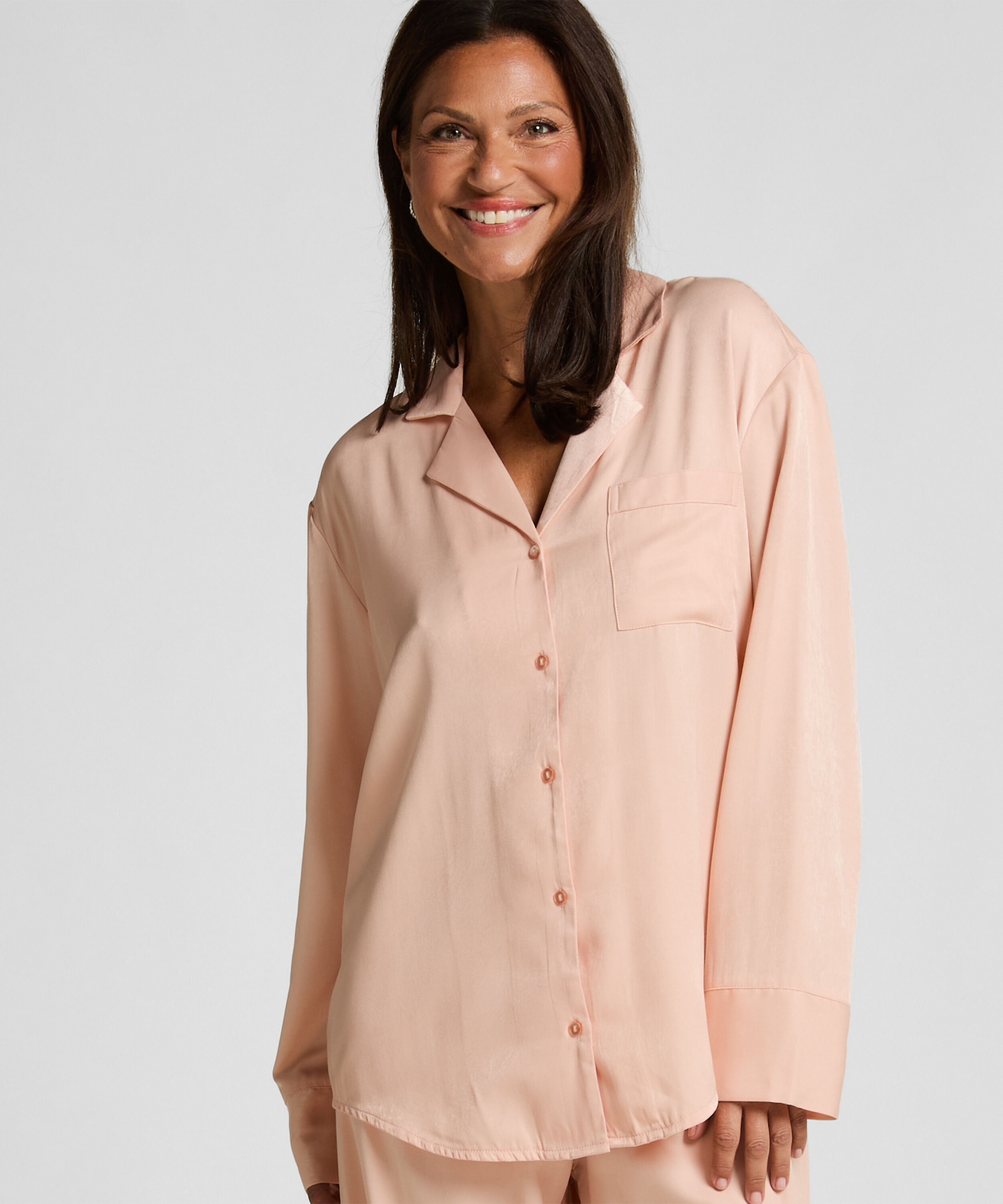 Jacket lange mouwen Satijn Ayla