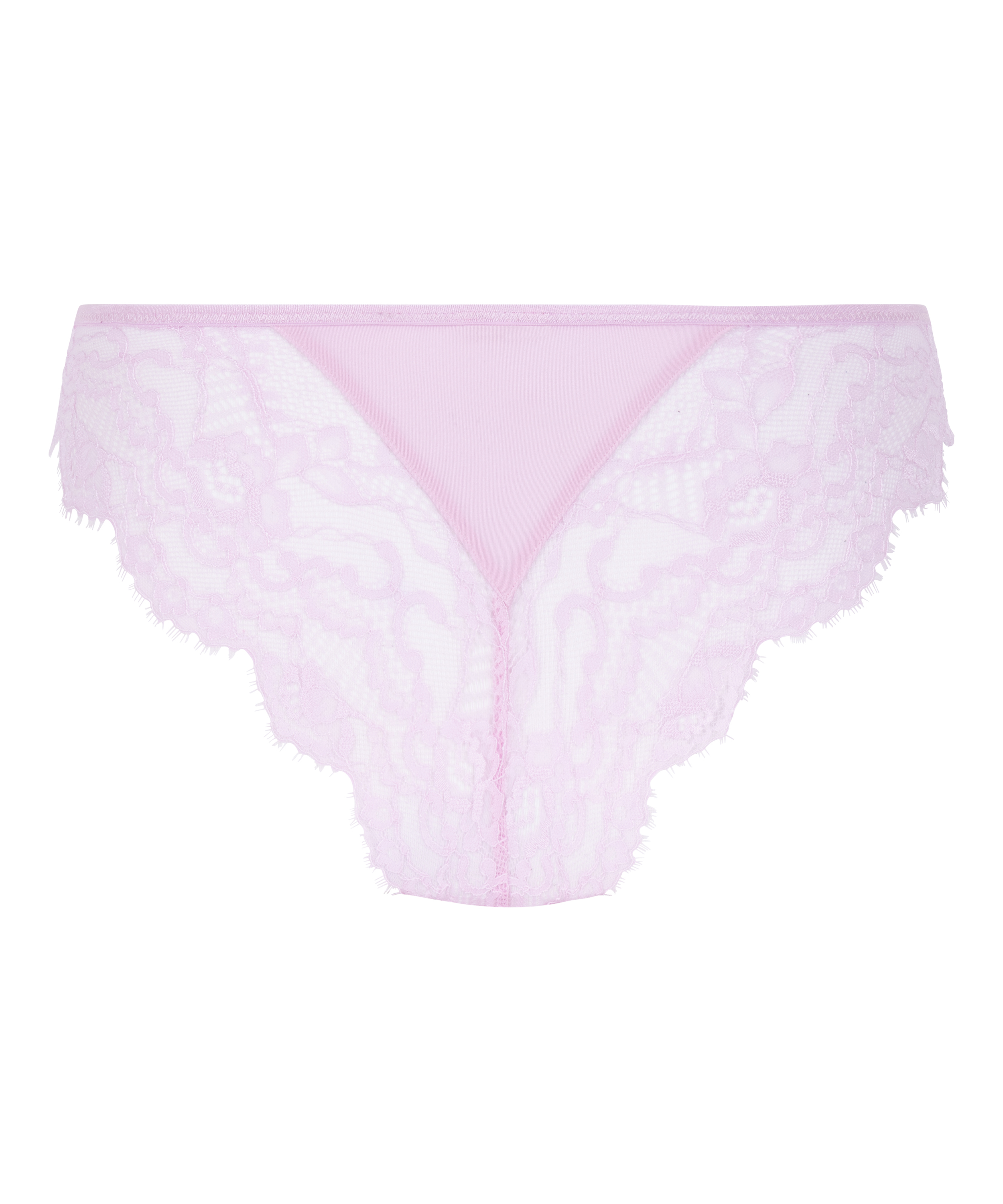 Culotte br&eacute;silienne jambe haute Caro, Rose, main