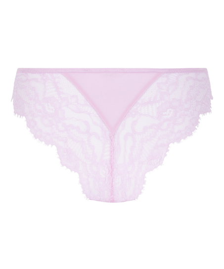 Culotte br&eacute;silienne jambe haute Caro, Rose