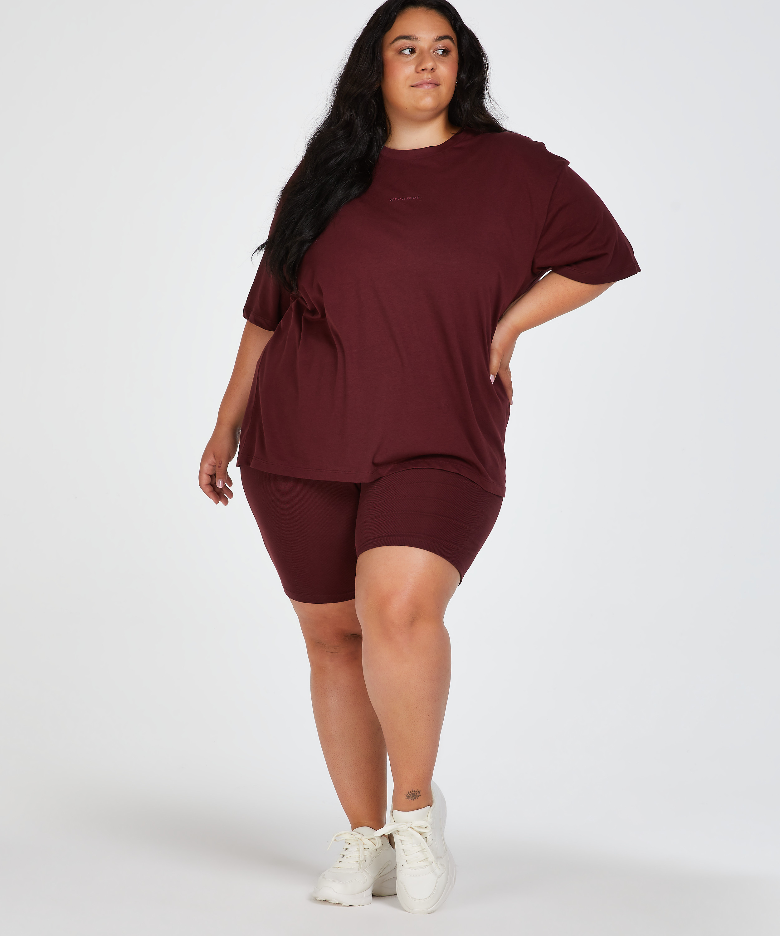 Korte pyjama set Biker, Rood, main