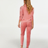 Joggingsbroek Velours, Roze