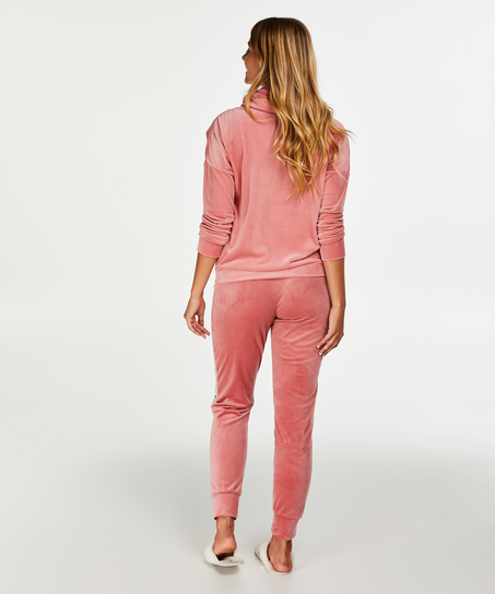Joggingsbroek Velours, Roze