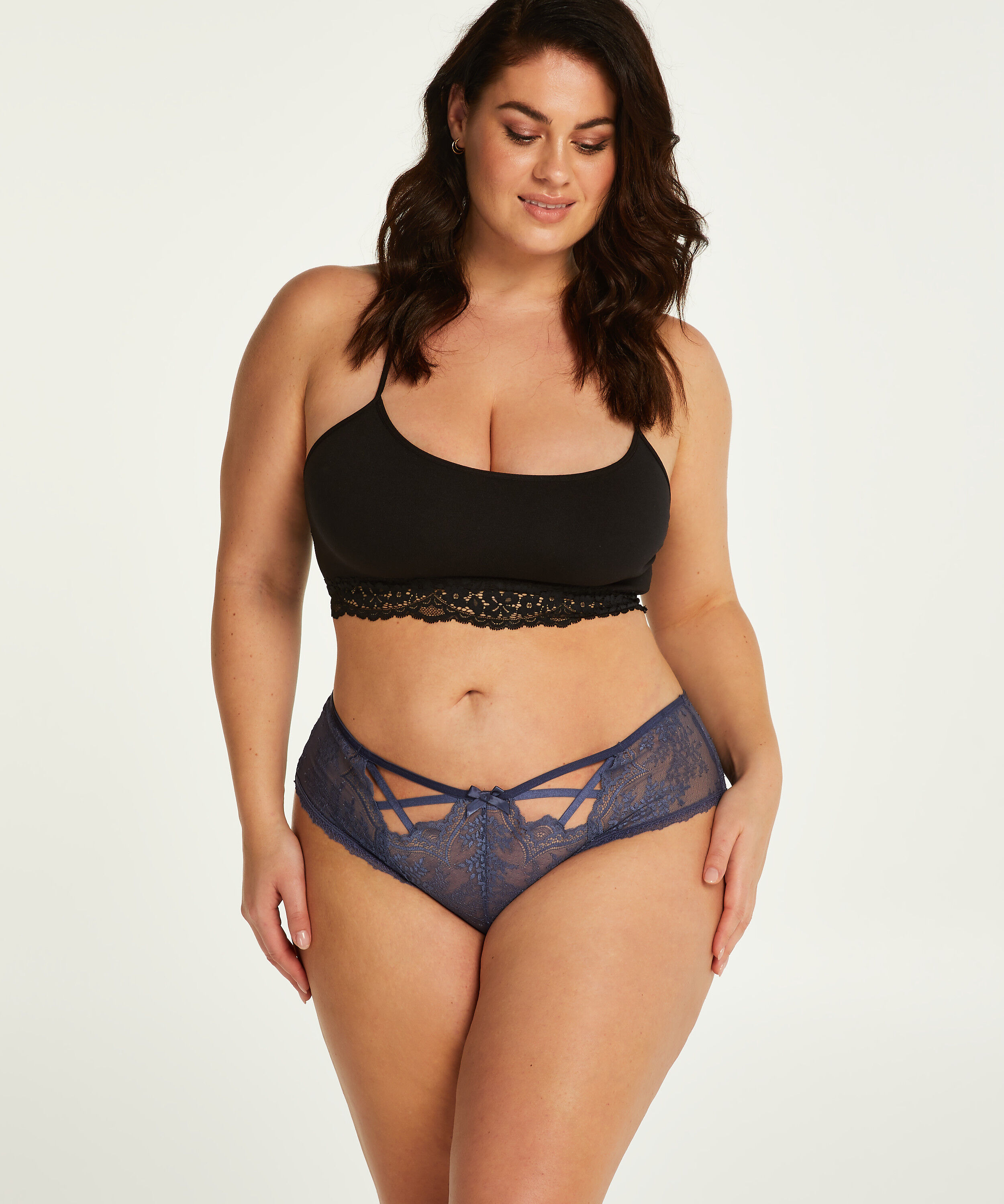 Brazilian Lacey Curvy, Blauw
