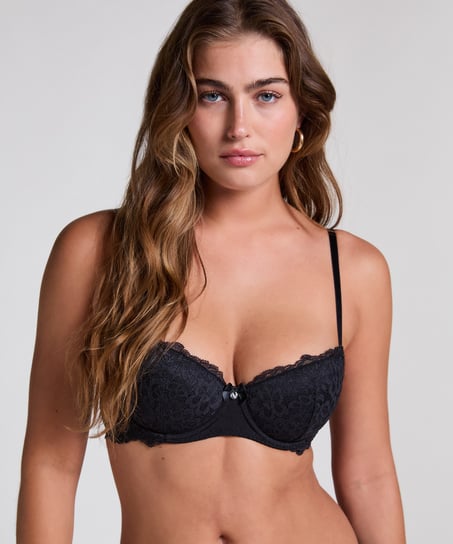 Soutien-gorge à armatures préformé Marine, Noir