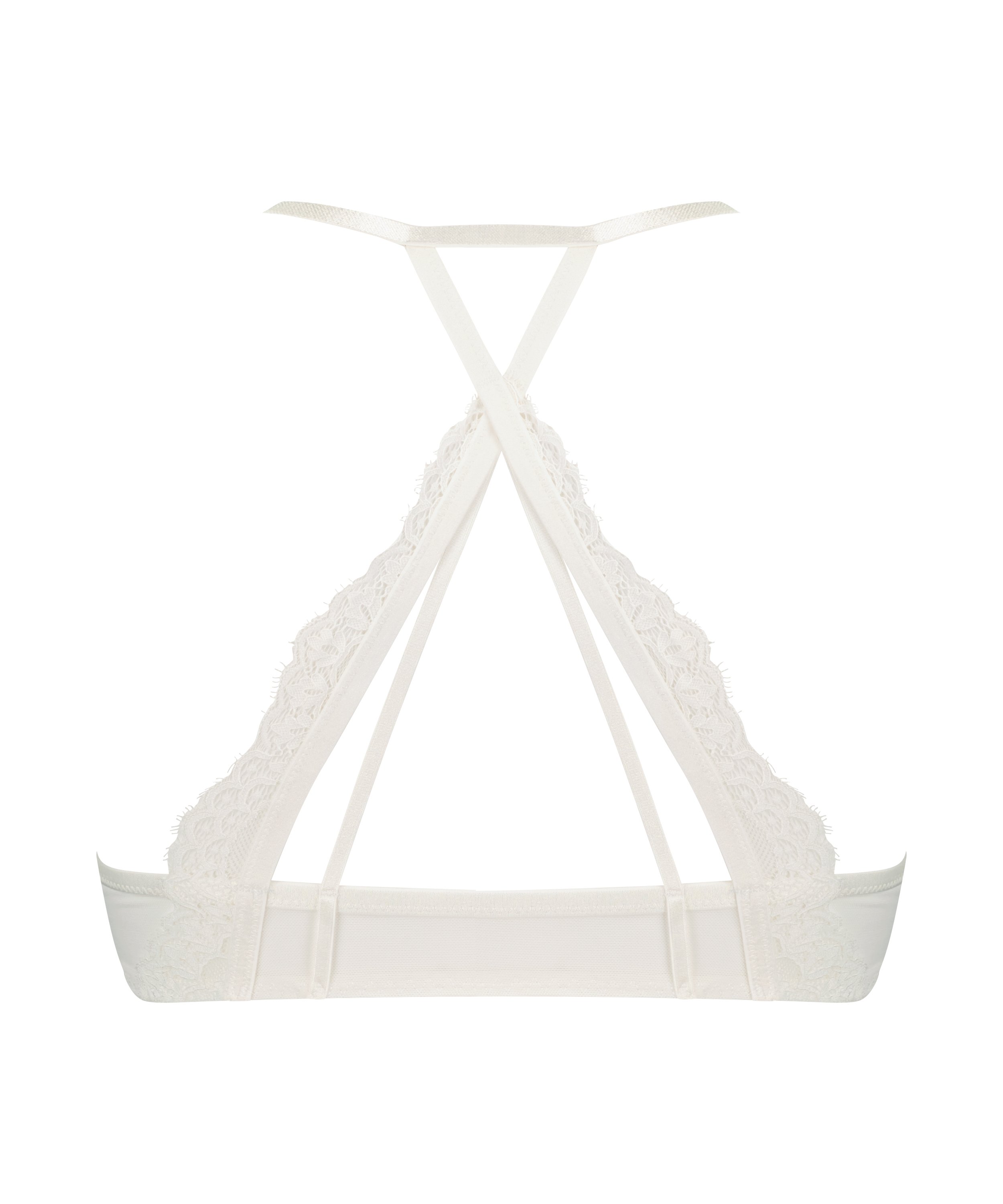 Soutien-gorge push-up à armatures préformé Daisy, Blanc, main
